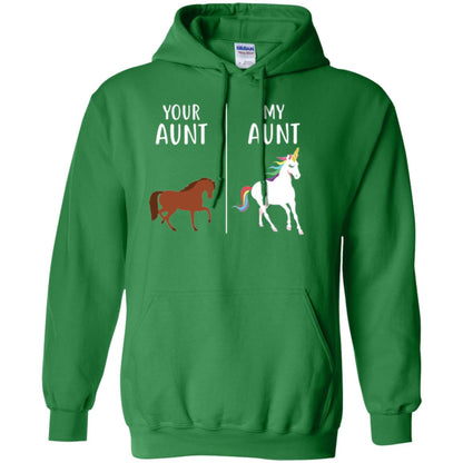 Unicorn T-shirt Your Aunt My Aunt Irish Green
