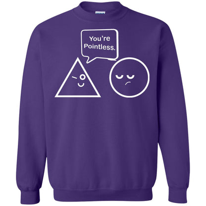 Math Lover T-shirt You're Are Pointless Purple