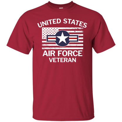 United States Air Force Veteran T-shirt Cardinal