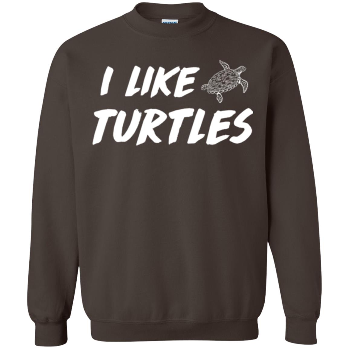 I Like Turtles T-shirt Dark Chocolate