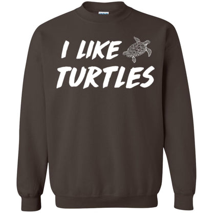 I Like Turtles T-shirt Dark Chocolate