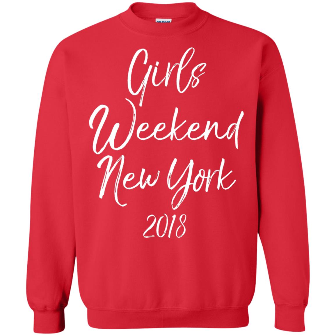 Girls Weekend New York 2018 T-shirt Red