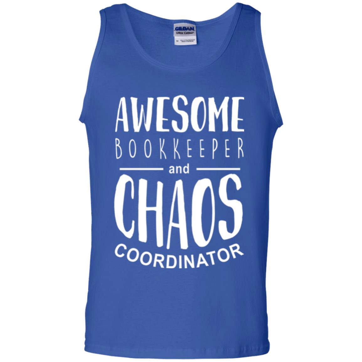 Bookeeper T-shirt Awesome Bookkeeper And Chaos Coordinator Royal
