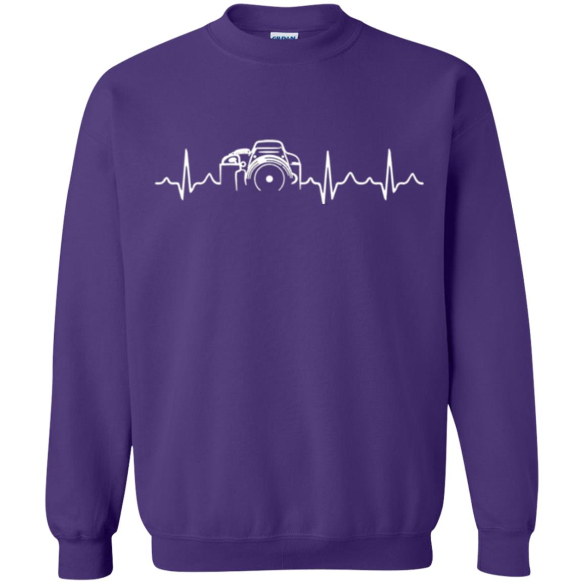 Photographer T Shirt Heartbeat Photography Purple