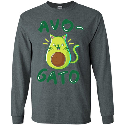 Cat Lovers T-shirt Avocado Avogato Dark Heather