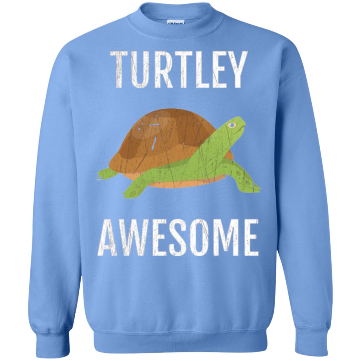Turtle T-shirt Turtley Awesome Carolina Blue