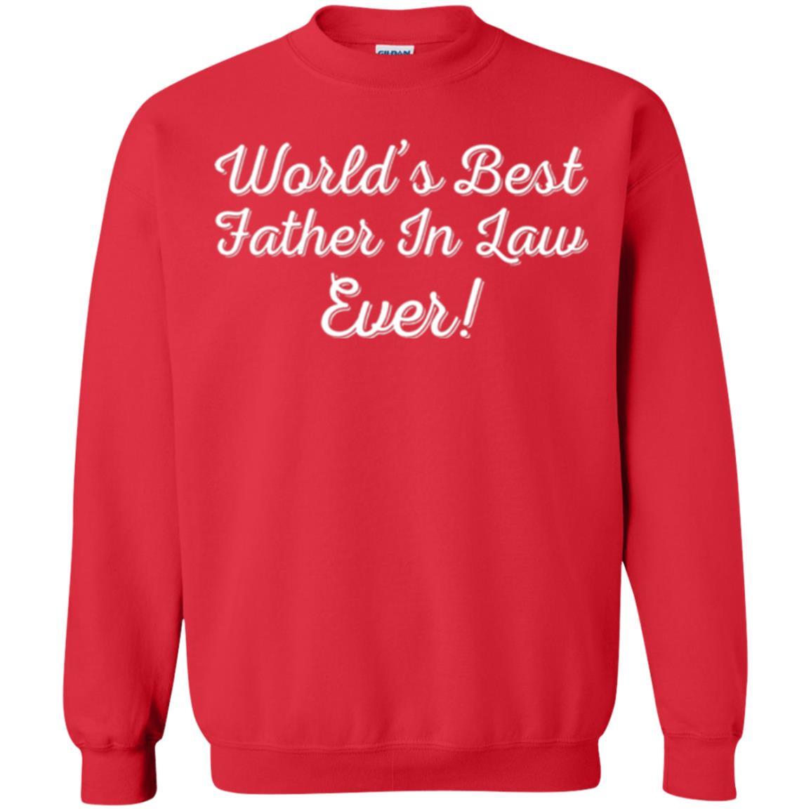 Daddy T-shirt World's Best Father In Law Ever T-shirt Red