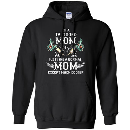 Funny Tattoo Mom Shirt I Am Tattooed Mom Black