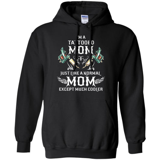Funny Tattoo Mom Shirt I Am Tattooed Mom Black