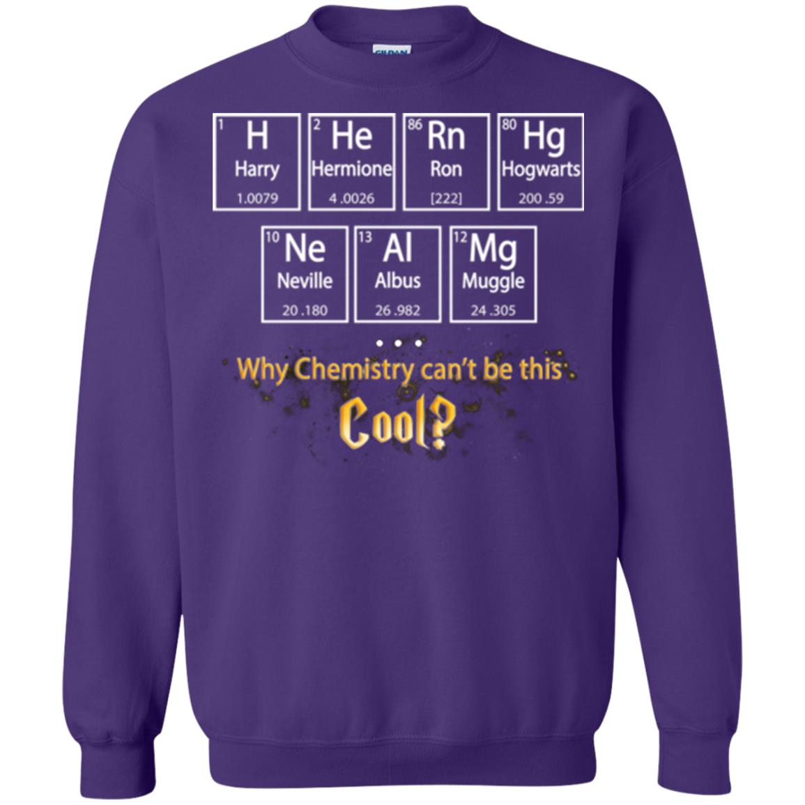 Why Chemistry Can_t Be This Cool Harry Potter Element Movie T-shirt Purple