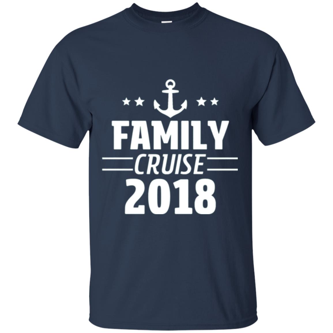 Family Cruise Vacation 2018 T-shirt Navy