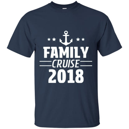 Family Cruise Vacation 2018 T-shirt Navy