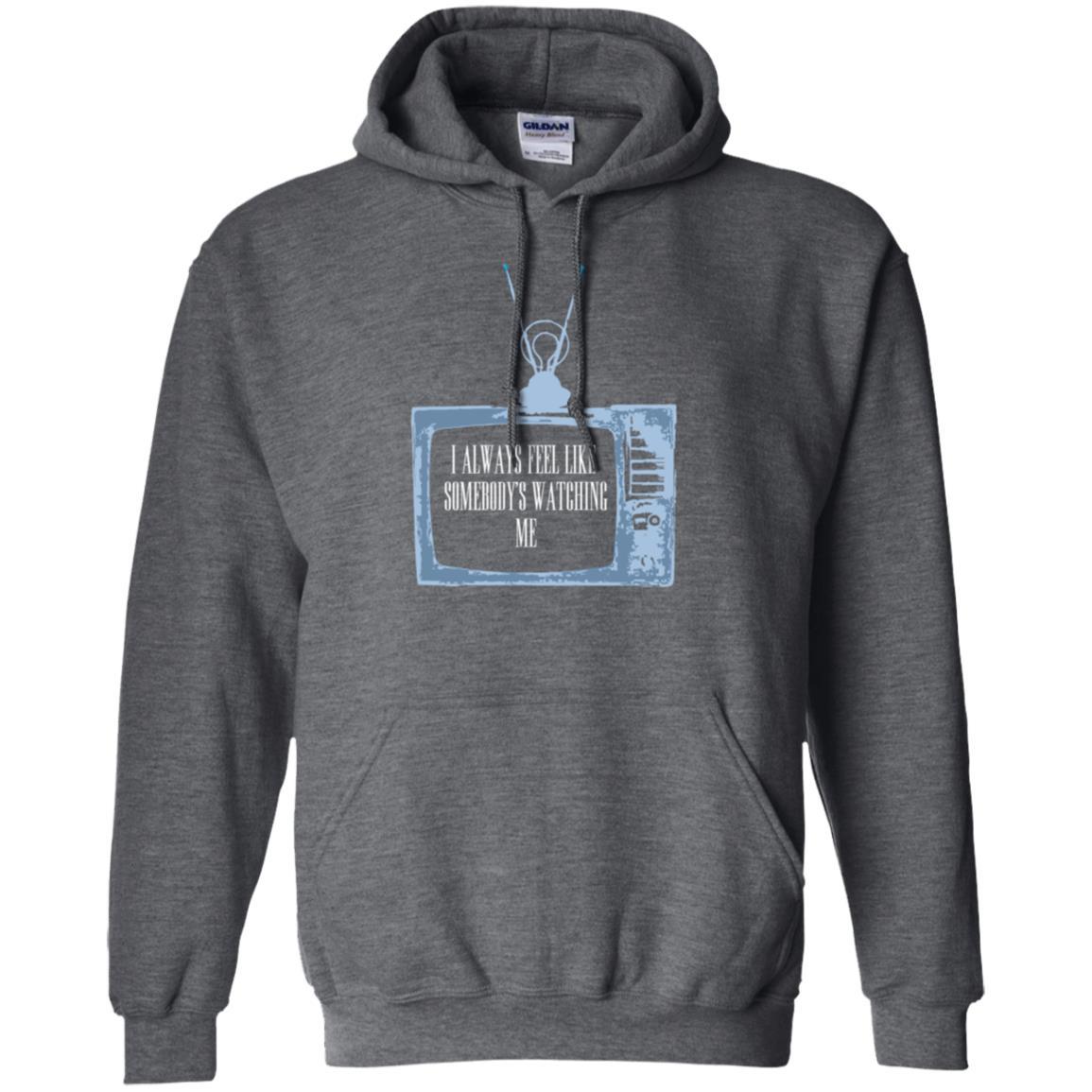I Always Feel Like Somebody's Watching Me T-shirt Dark Heather