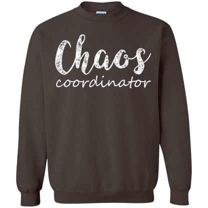 Chaos Coordinator T-shirt Mothers Day Gift Shirt Dark Chocolate