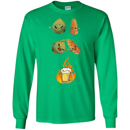 Beer Lover T-shirt Beer Fusion Irish Green