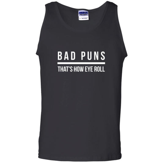 Student T-shirt Bad Puns That's How Eye Roll Black