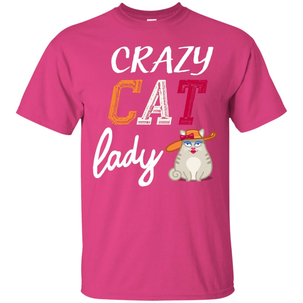 Crazy Cat Lady Chicken Shirt For Girls Womens Heliconia