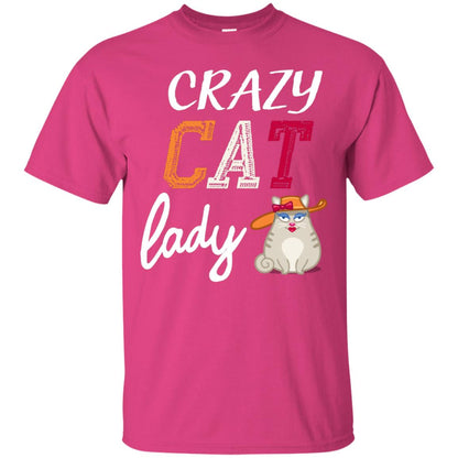 Crazy Cat Lady Chicken Shirt For Girls Womens Heliconia