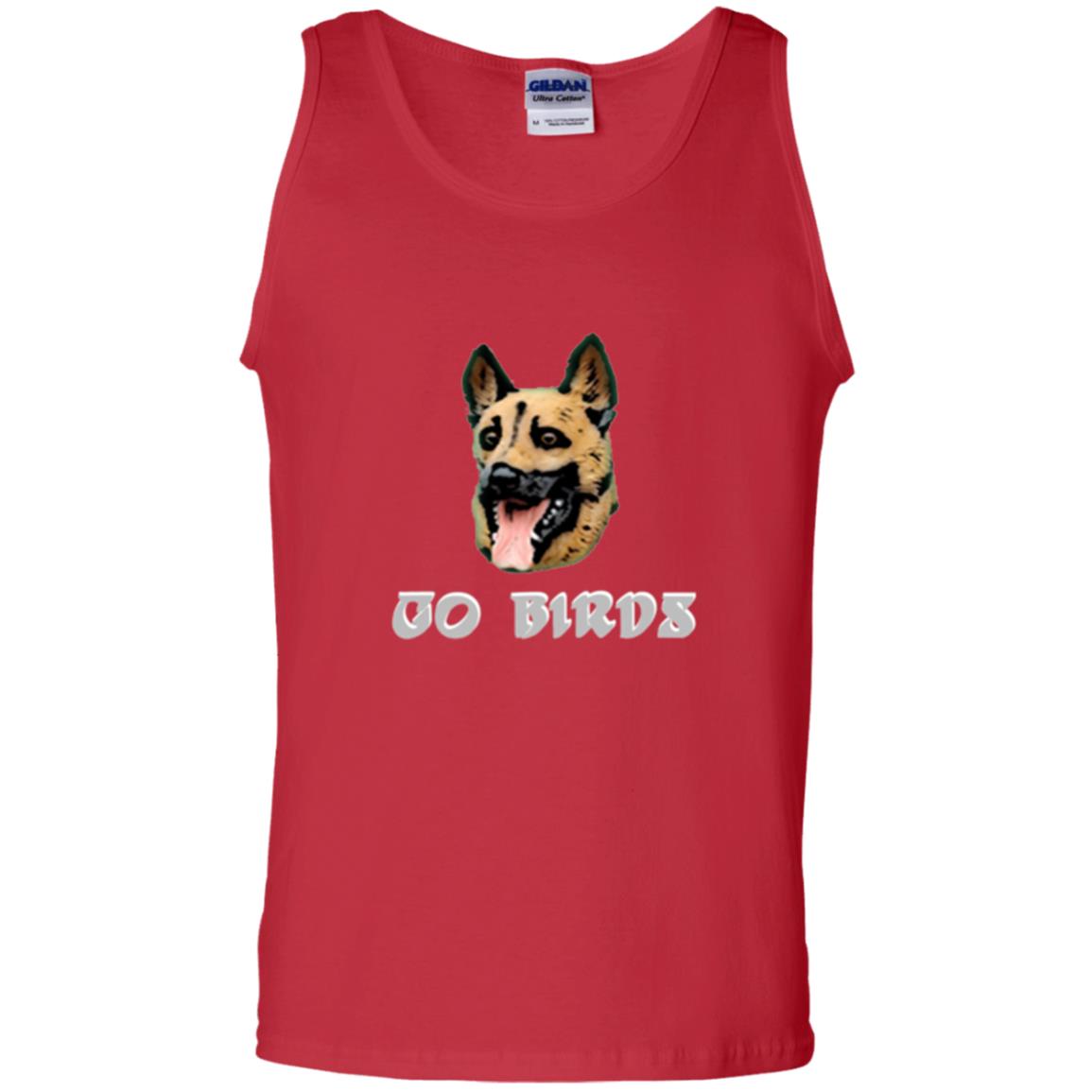 Dog Lover T-shirt Go Birds Underdog T-shirt Red