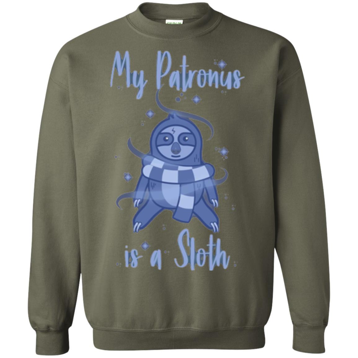 Film T-shirt My Patronus Is A Sloth T-shirt Military Green