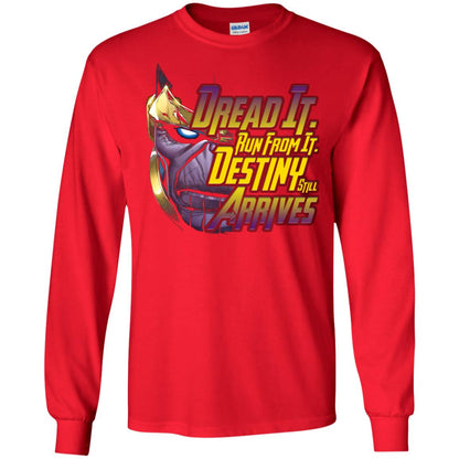 Dread It Run From It Destiny Still Arrives Shirt Red