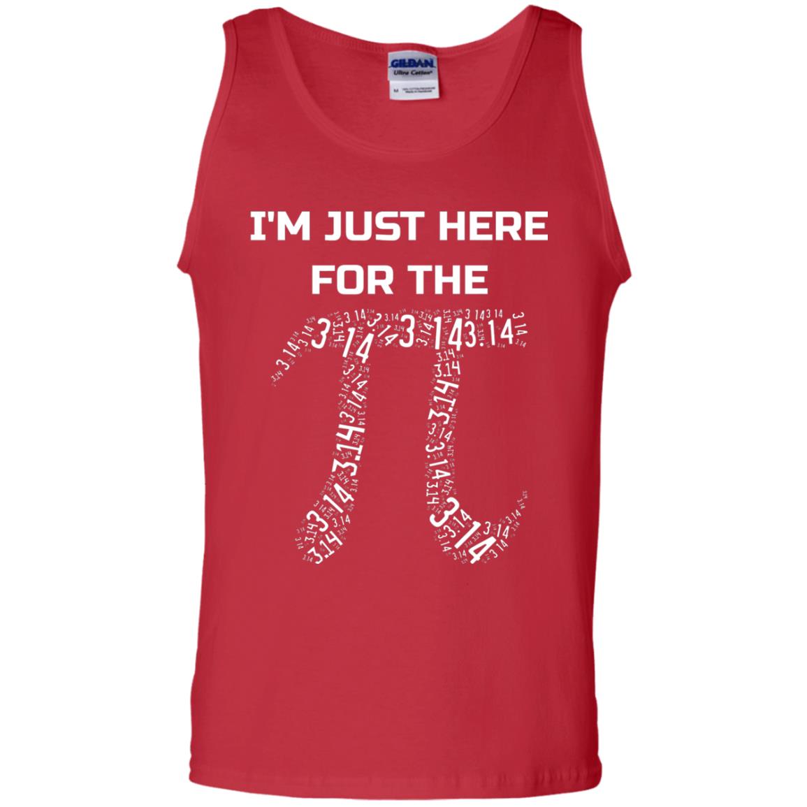 Im Just Here For The Pi Pi Day Shirt Red