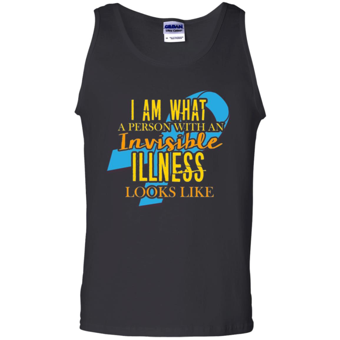 Autism T-shirt I Am What A Person With An Invinsible Illness Looks Like Black
