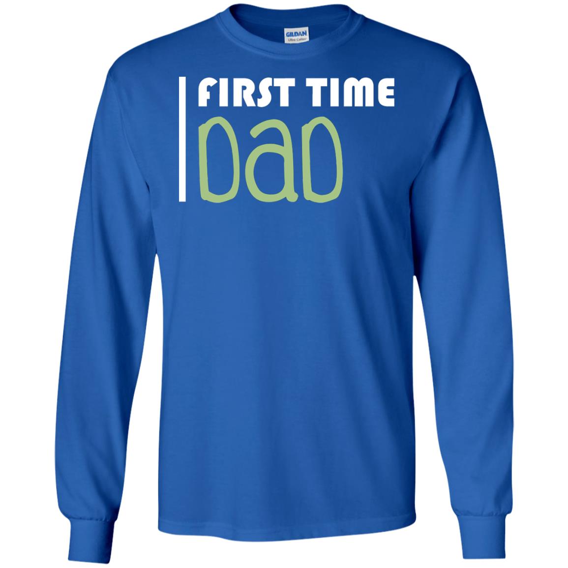 First Time Dad New Dad Shirt Royal