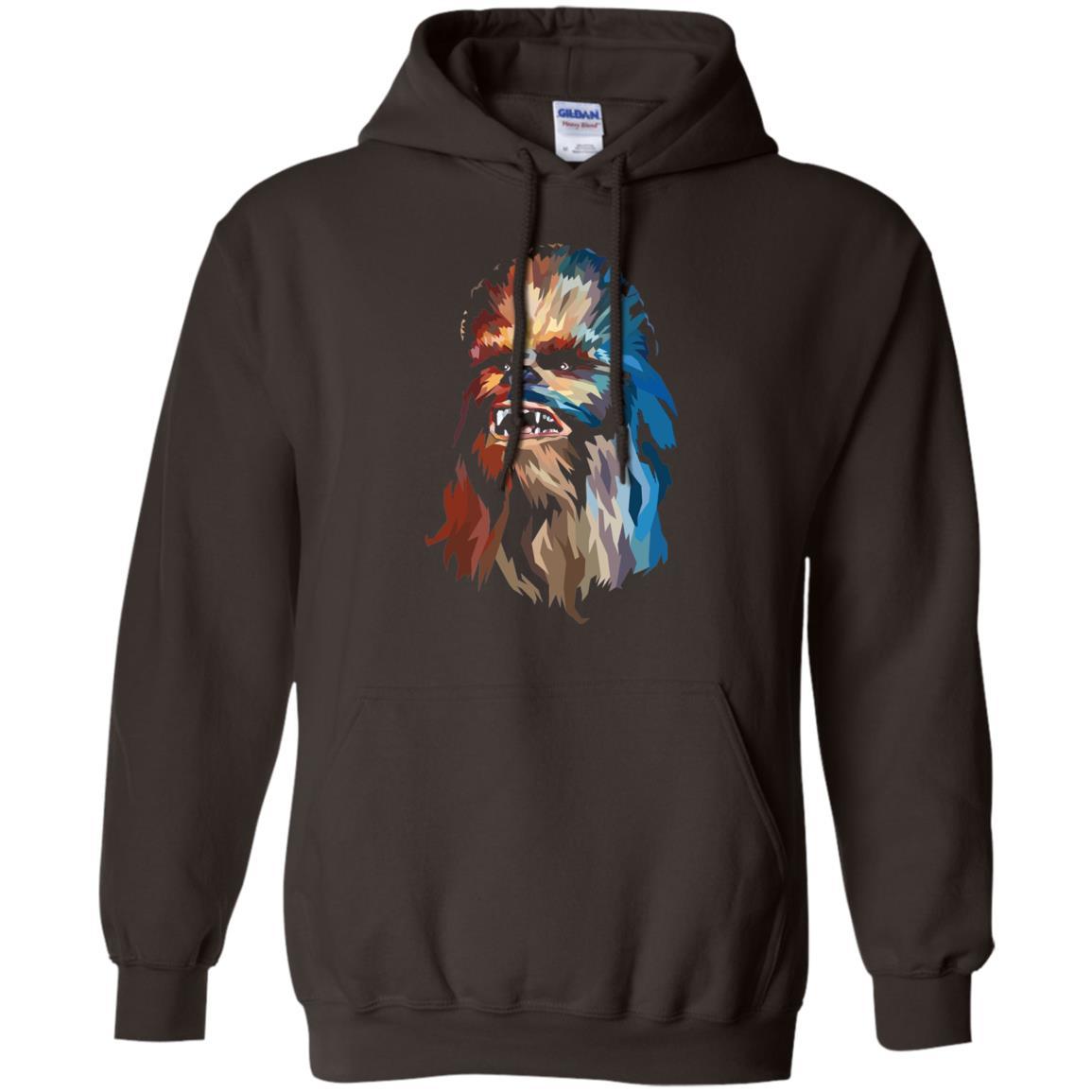 Chewbacca Art T-shirt Dark Chocolate