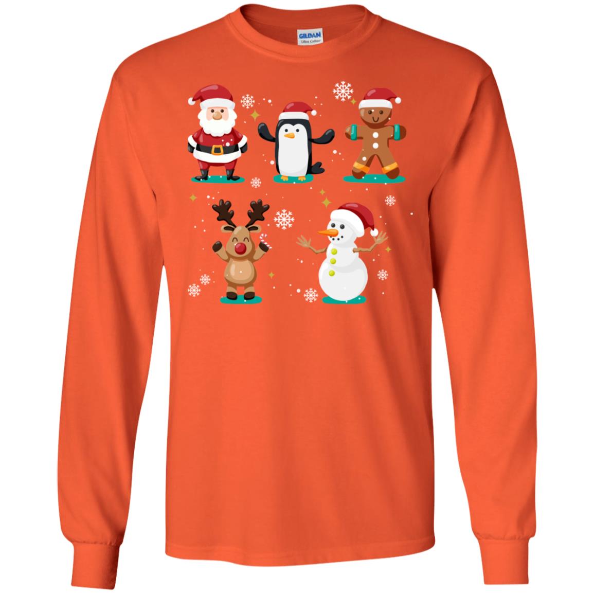 Christmas Character Ideas Gift Shirt Orange
