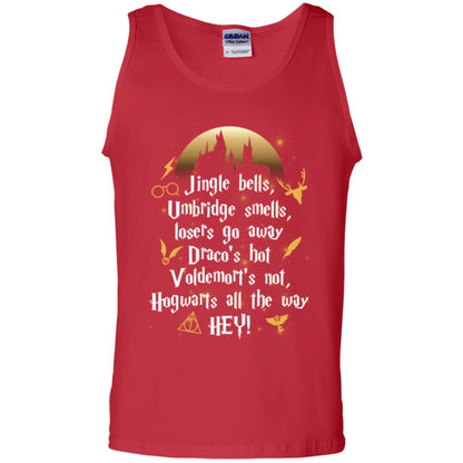 Jingle Bells Umbride Bells Losers Go Away Harry Potter Song T-shirtG220 Gildan 100% Cotton Tank Top