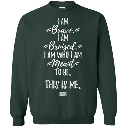 Brave This Is Me Proud Musical Theatre Performer T-shirt Forest Green