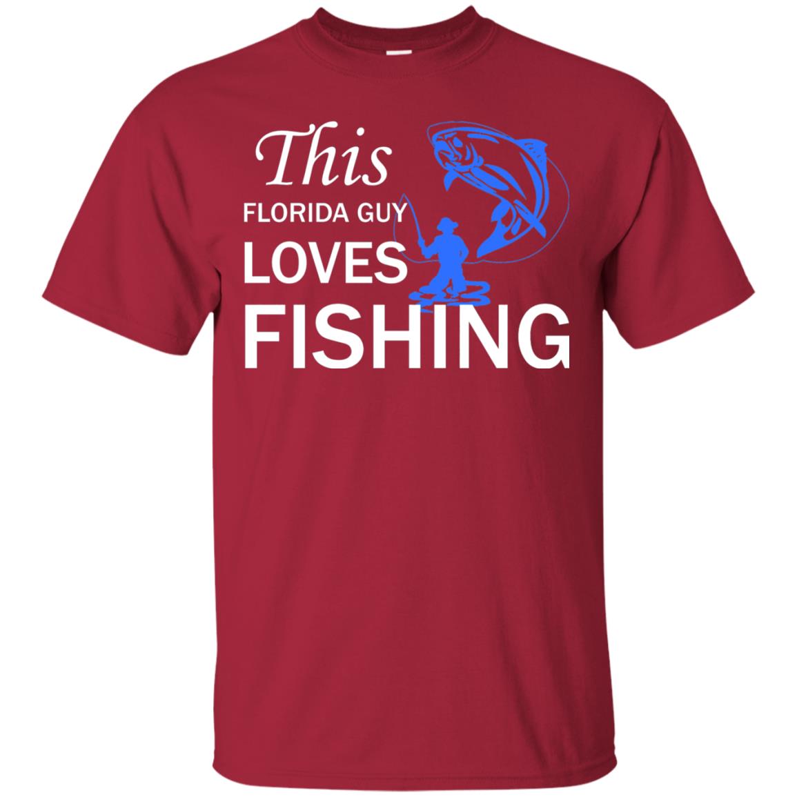 This Florida Guy Love Fishing Fisherman T-shirt Cardinal