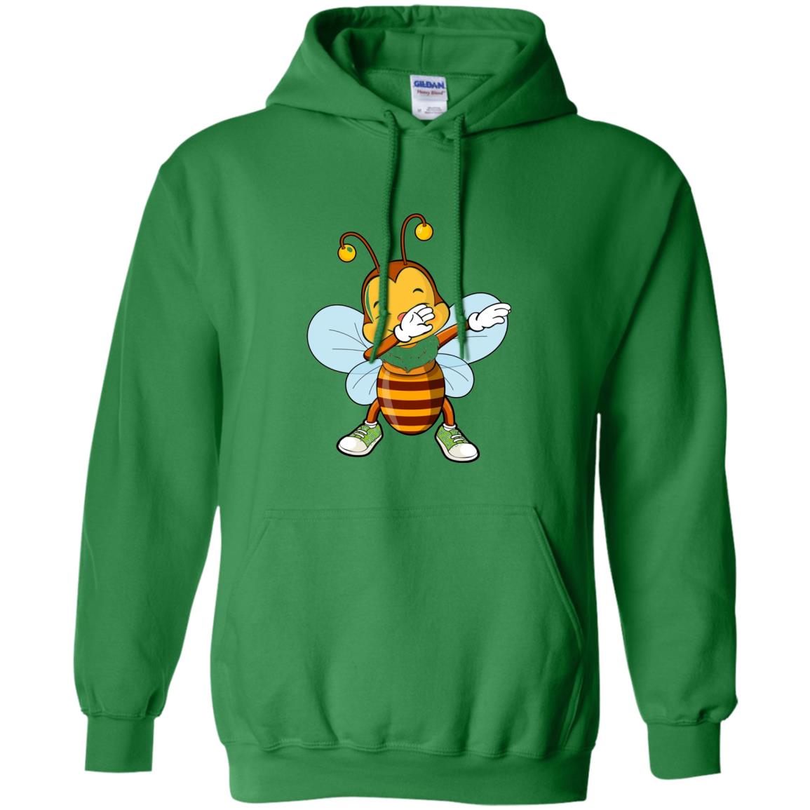 Dabbing Bee Dab Dancing Beekeeping Bee Lover T-shirt Irish Green