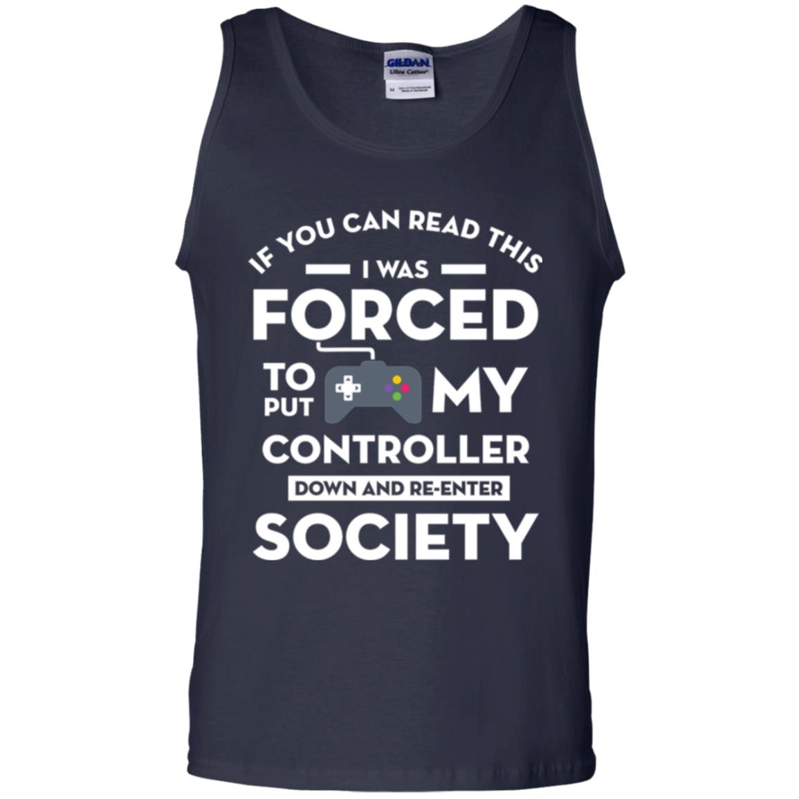 Gamer T-shirt If You Can Read This Navy