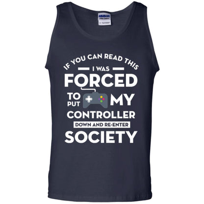 Gamer T-shirt If You Can Read This Navy