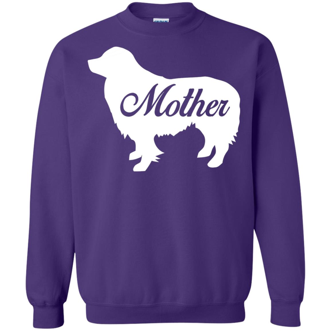 Border Collie Dog Mom T-shirt Purple