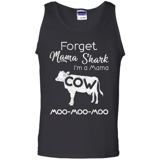 Forget Mama Shark I'm A Mama Cow Shirt Black