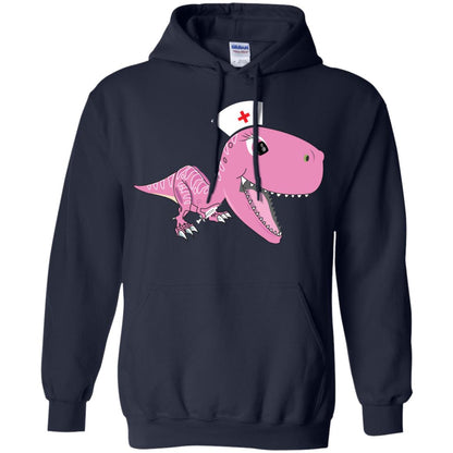 Dinosau-nurse Dinosaurus Nursing Shirt Navy