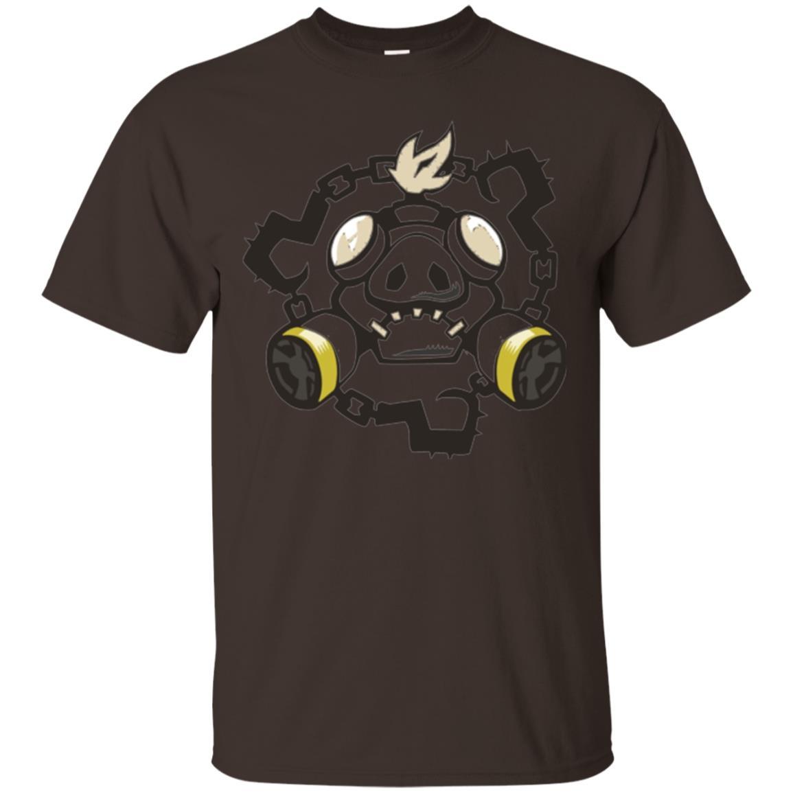 Film T-shirt Roadhog Chains Spray T-shirt Dark Chocolate