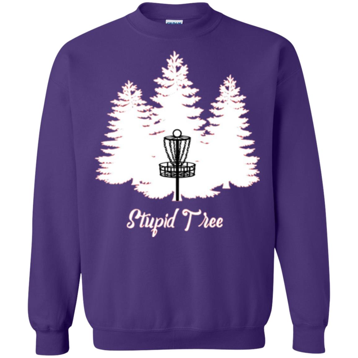 Disc Golf T-shirt Stupid Tree Purple