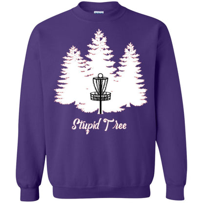Disc Golf T-shirt Stupid Tree Purple