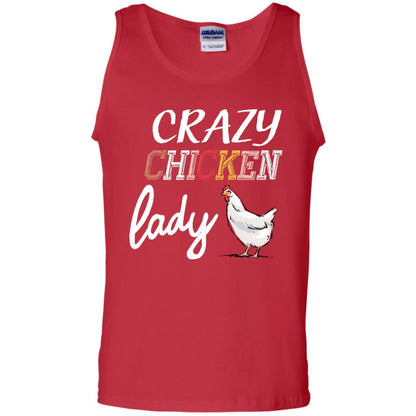 Crazy Chicken Lady Chicken Shirt For Girls Womens Red