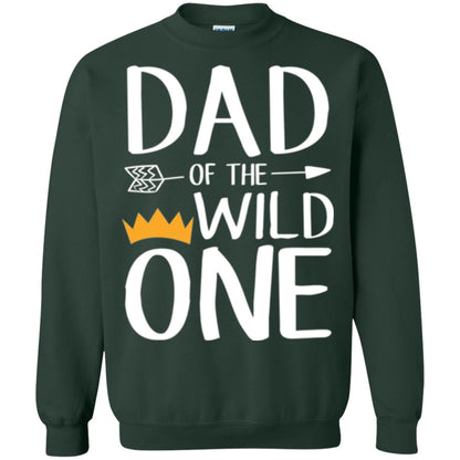 Dad Of The Wild One Daddy T-shirt Forest Green