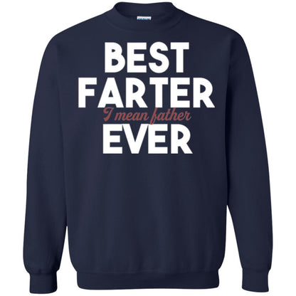 Daddy T-shirt Best Farter Ever Best Father Ever Navy