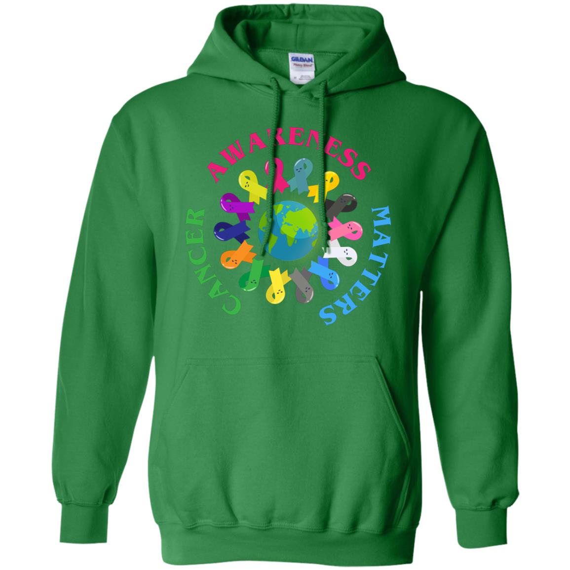 All Cancer Ribbons For All Cancer Awareness T-shirt Irish Green