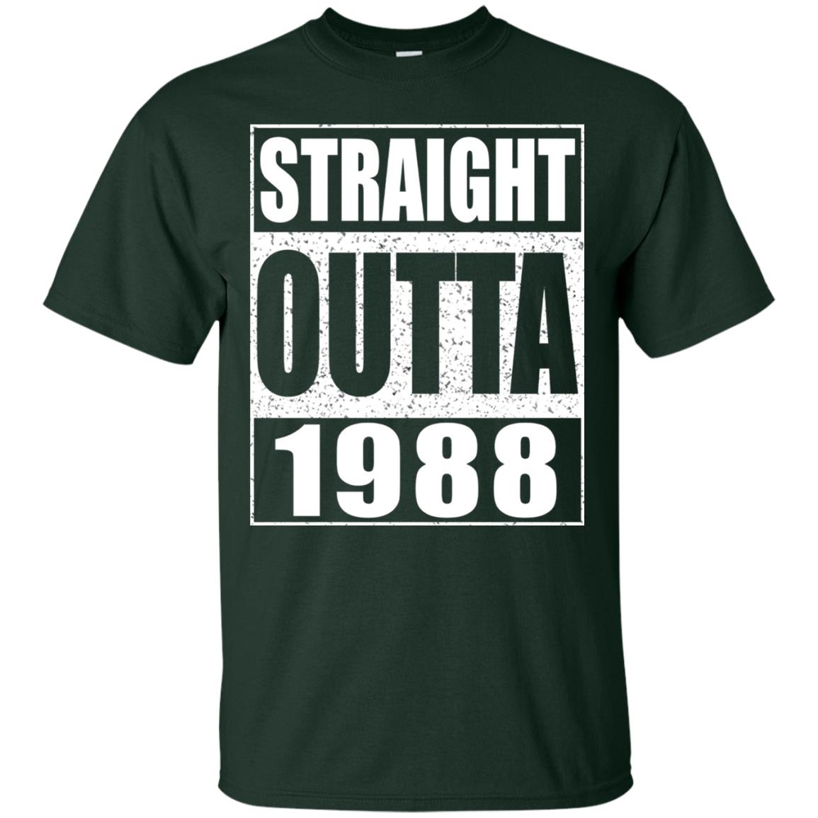 Straight Outta 1988 Funny 30th Birthday Shirt Forest