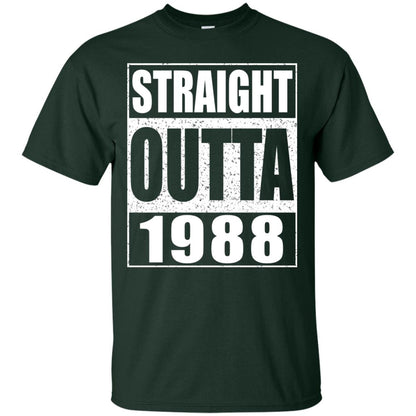 Straight Outta 1988 Funny 30th Birthday Shirt Forest