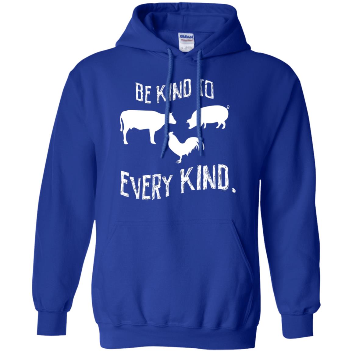 Be Kind To Every Kind Kindness Vegetarian Animal Lovers Gift Shirt Royal