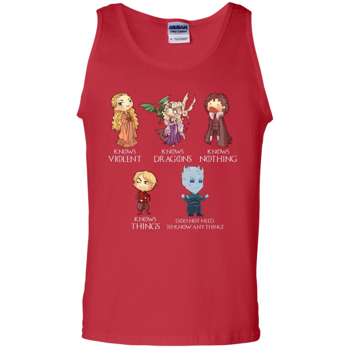 Know Something Game Of Thrones Fan T-shirt Red